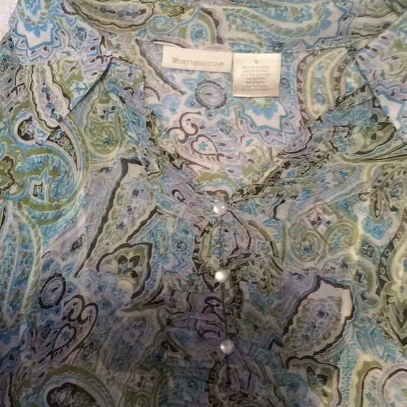 Worthington silk blouse - Picture 2 of 8